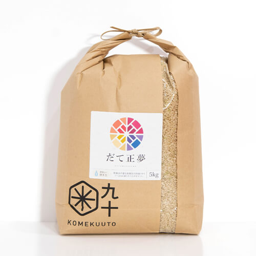 宮城県産産「だて正夢」米袋商品イメージ